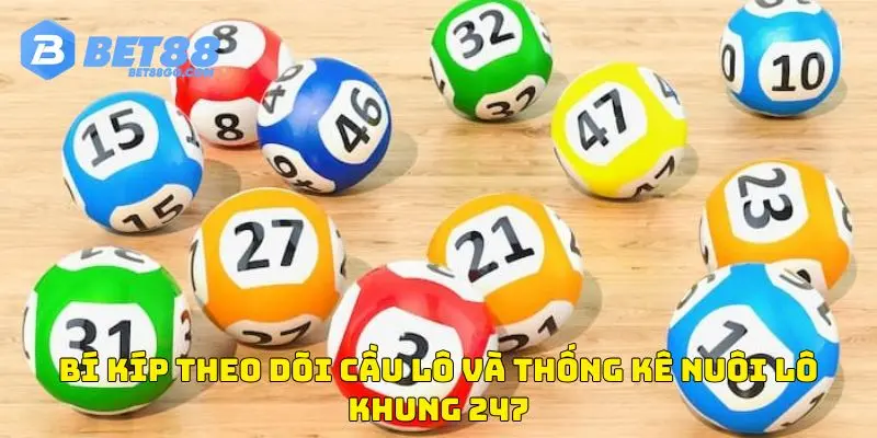 Bí kíp theo dõi cầu lô và thống kê nuôi lô khung 247