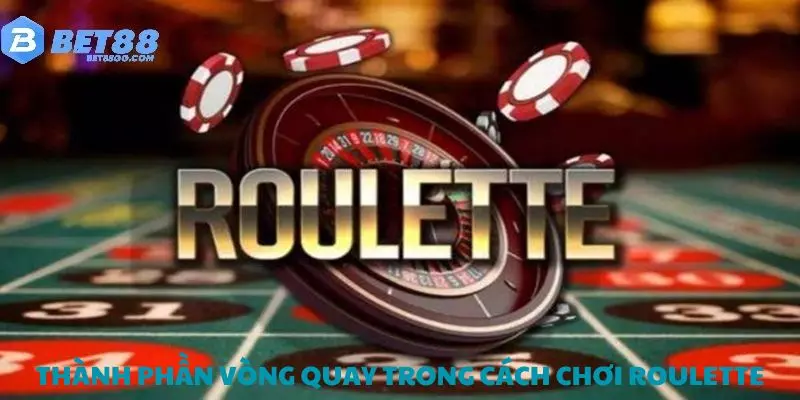 Thành phần vòng quay trong cách chơi Roulette