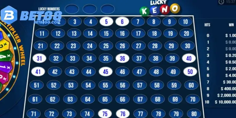 Cách chọn số chơi game vietlott keno